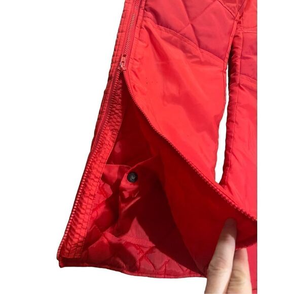 Obermeyer Vintage Red Ladies Warm-Up retro ski pants size 12 - Picture 13 of 14